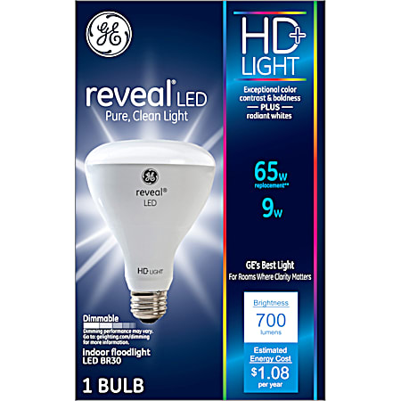 Reveal 65W Equivalent LED BR30 Indoor Floodlight Bulb
