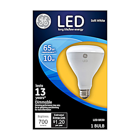 65W Equivalent BR30 LED Soft White Dimmable Bulb