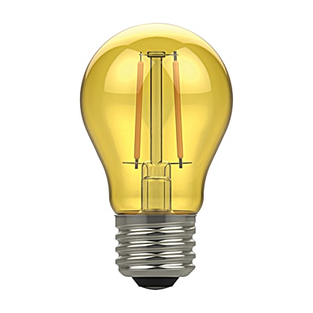 3W A15 LED Yellow Light Bulb - 1 Ct