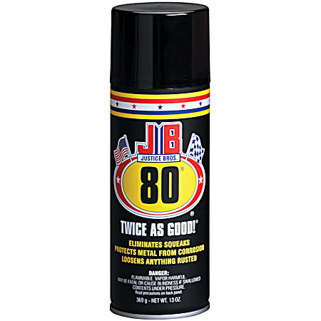 Justice Brother Car Care Products 80 Spray Lubricant