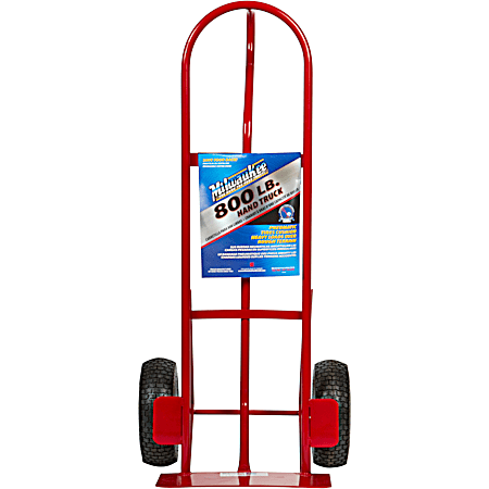 800 lb Red Heavy-Duty P-Handle Hand Truck