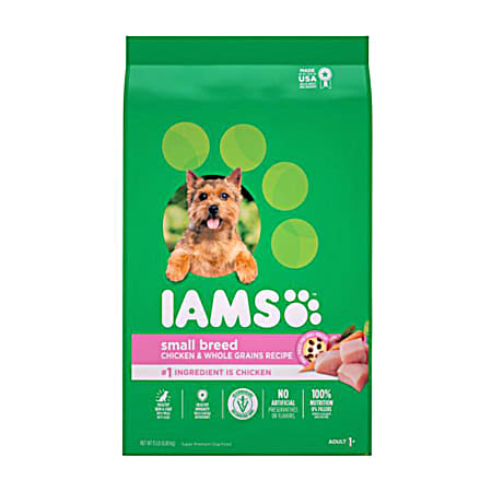 IAMS Small Breed Adult Chicken & Whole Grains Recipe Dry Dog Food