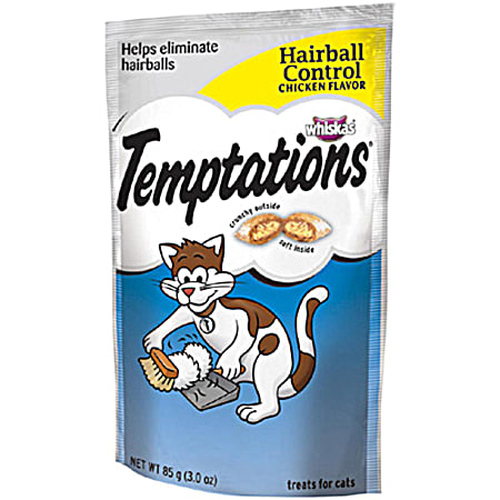 Temptations 3 oz Adult Hairball Control Chicken Flavor Cat Treats
