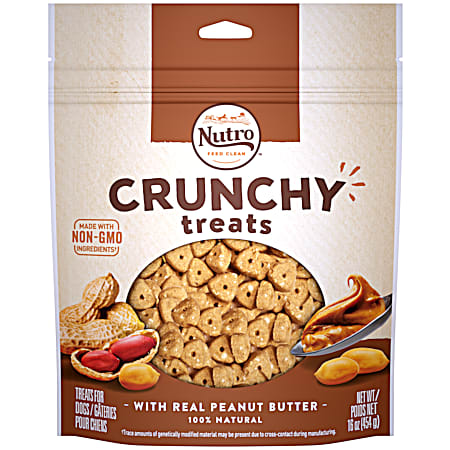 Nutro Crunchy Treats w/ Peanut Butter Dog Treats