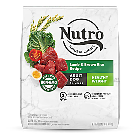 Nutro Healthy Weight Adult Lamb & Brown Rice Dry Dog Food