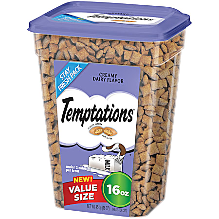 16 oz Creamy Dairy Flavor Cat Treats