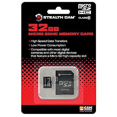 Stealth Cam 32GB Micro SD Memory Card