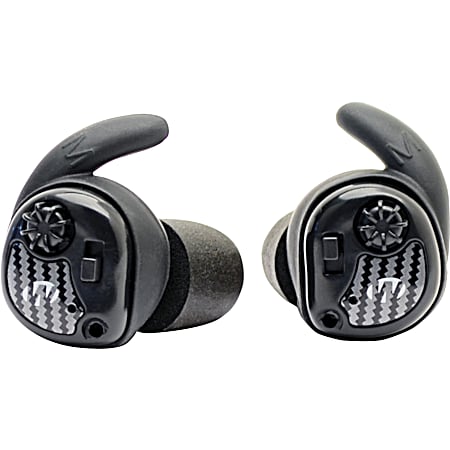 Silencer In The Ear Matte Black & Carbon Silencer Ear Buds