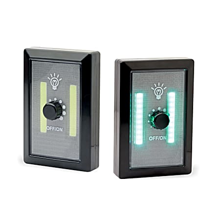 GSM COB LED Green Light Wall Switch w/ Dimmer