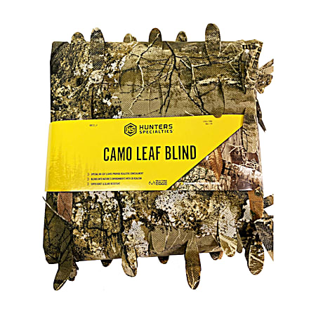 Hunter's Specialties 56 in x 12 ft Realtree Edge Camo Leaf Blind
