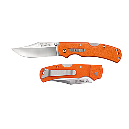 Cold Steel Orange Double Safe Hunting Folding Knife