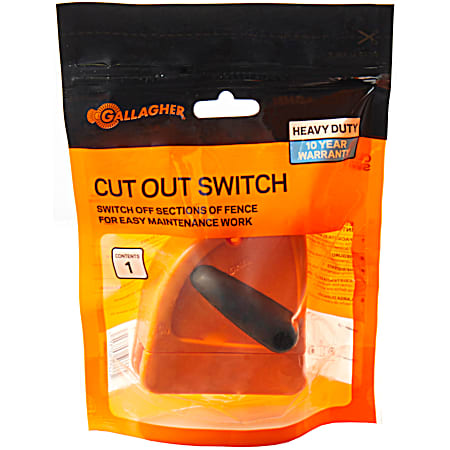 Orange Cut-Out Switch