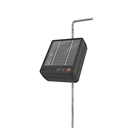 7024572 FENCE ENERGIZER SOLAR S6 Gallagher S6 Solar-Powered Fence Energizer .74 mi. Black (Pack of 1)