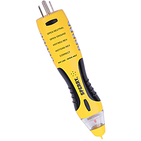 Sperry GFCI With Non-Contact Voltage Tester