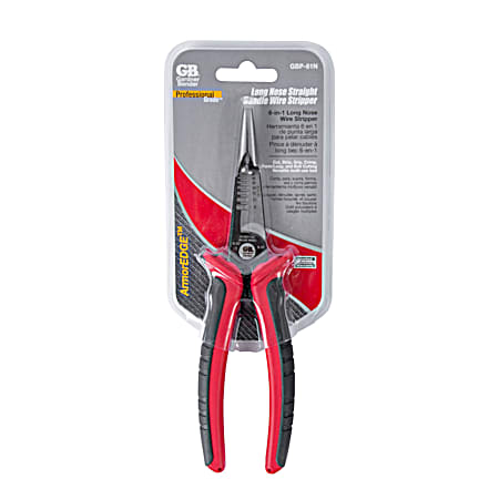 ArmorEDGE Profesional Grade Long Nose Straight Handle Wire Stripper