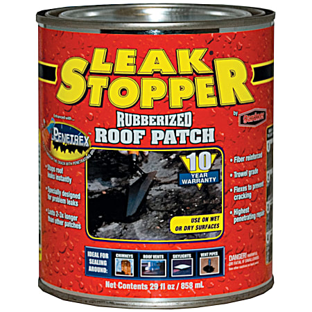 Leak Stopper Rubberized Roof Patch - 29 Oz.