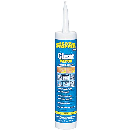 Leak Stopper Clear Rubberized Roof Patch 10.1 Oz.