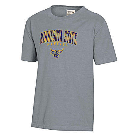 Kids' Minnesota State Mavericks Concrete Team Graphic Crew Neck Short Sleeve Cotton T-Shirt