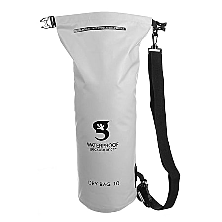10L Gray Tarpaulin Dry Bag