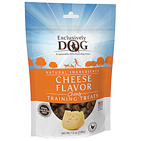 Exclusively Dog Cheese Flavor Chewy Dog Training Treats