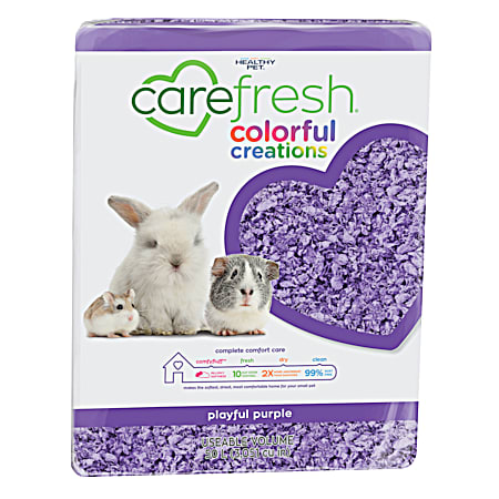 Playful Purple Colorful Creations Complete Small Pet Bedding