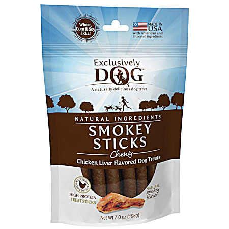 7 oz Smokey Sticks Chicken Liver Flavored Dog Treats