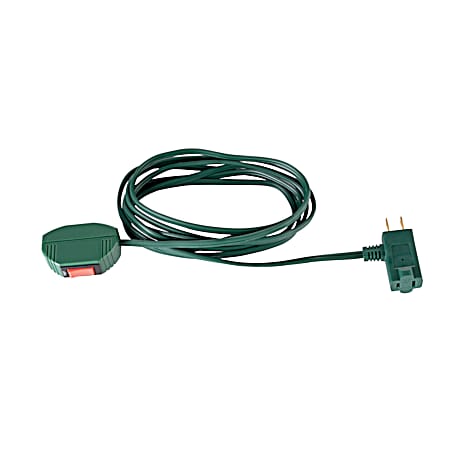 Globe Electric 9.8 ft Green Indoor Extension Cord w/ Hand Switch