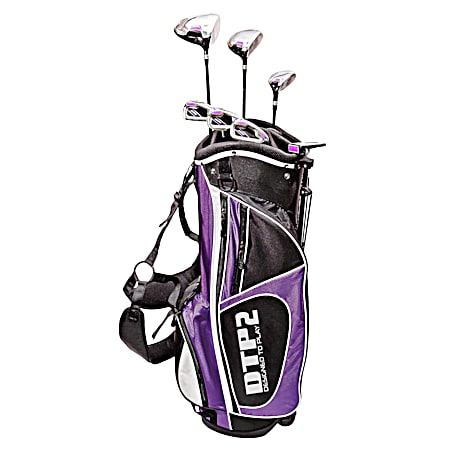 Ladies' Black/Purple DTP2 Right Hand 11-pc Golf Club Set