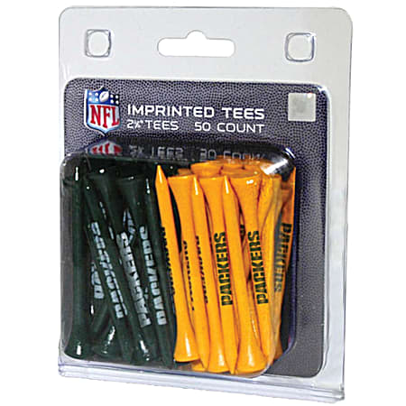 Green Bay Packers 2.75 in Golf Tees - 50 Ct