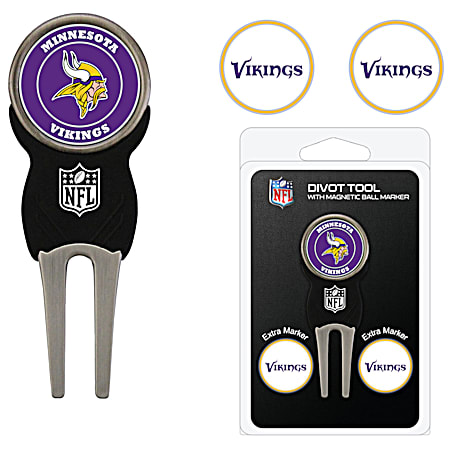 Minnesota Vikings Divot Tool Marker Set