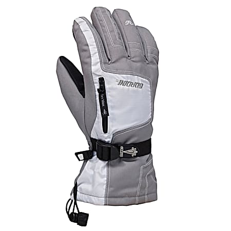 Ladies' Light Gray/White Ultra Dri-Max Gloves