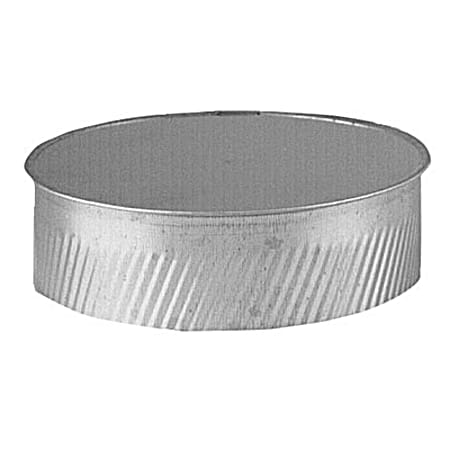 Gray Metal Products Galvanized End Cap
