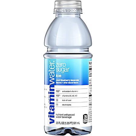 Glaceau Ice 20 oz Cool Blueberry Lavender Vitamin Water