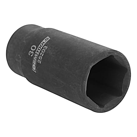 OEMTOOLS 0.5 in Drive 30mm Axle Nut Socket