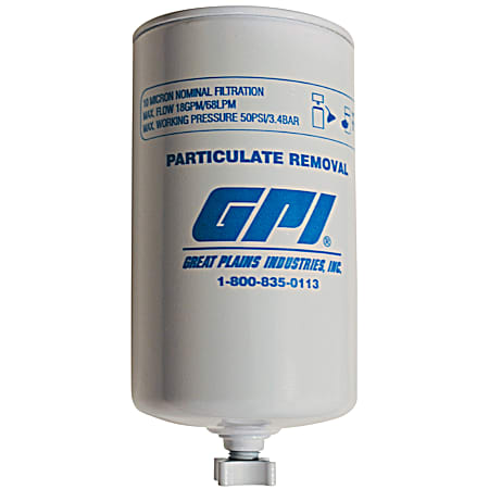 Particulate Filter with Drain