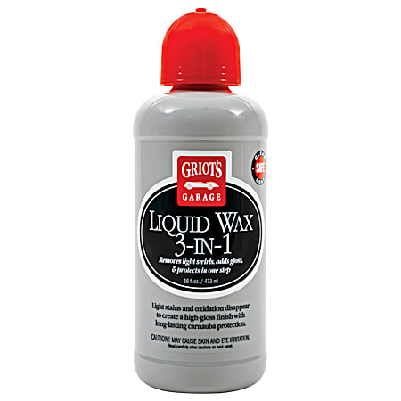 16 oz Liquid Wax 3-IN-1