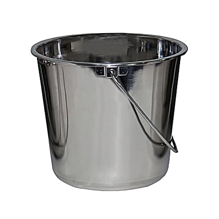 GRIP 1 Gal Stainless Steel Bucket