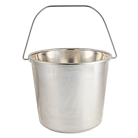 GRIP 5.5-gal Seamless Stainless Steel Bucket