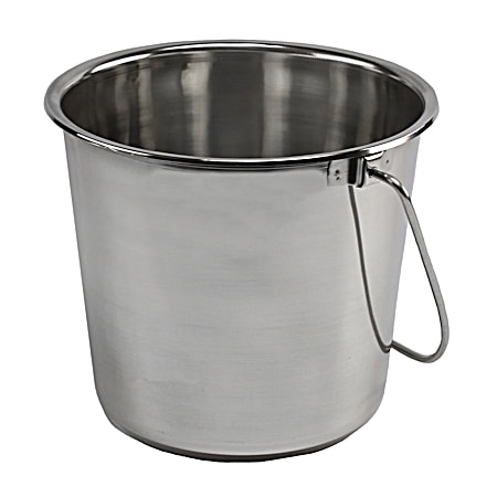 GRIP 4-gal Seamless Stainless Steel Bucket