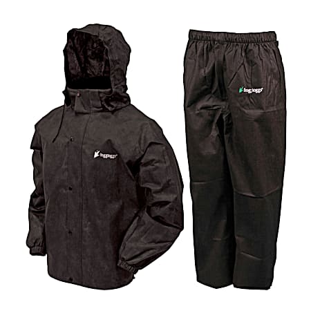 Men's Black All Sport Rain Suit