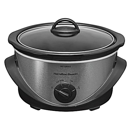 Hamilton Beach 4 qt Stainless Steel Slow Cooker