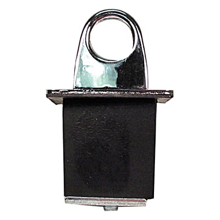 Chrome Stake Pocket Anchor Point w/ Rubber Block