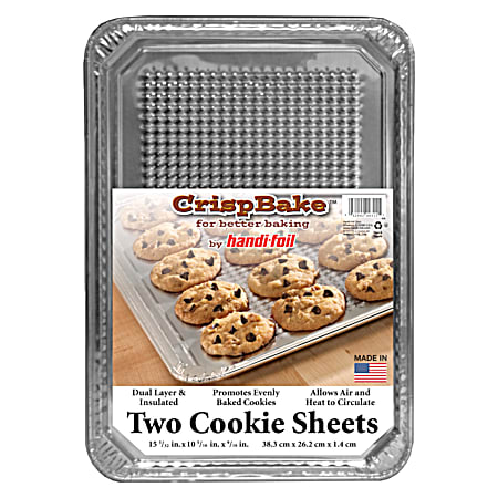 Eco-Foil 2 pk CrispBake Cookie Sheets