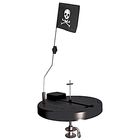10 in. Round Tip-Up Jolly Roger