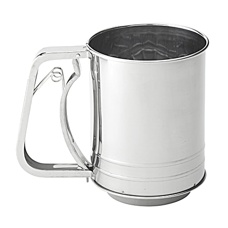 3 Cup Stainless Steel Squeeze Sifter