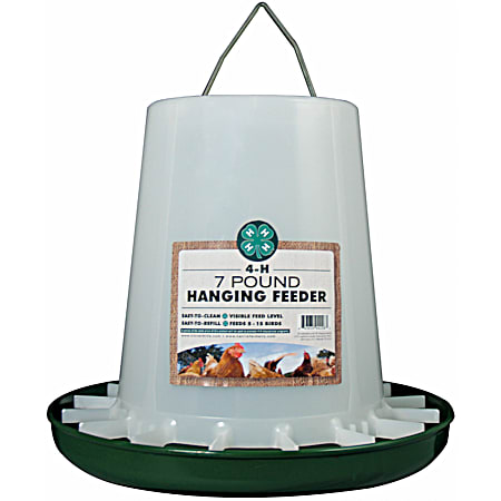 7 lb Hanging Poultry Feeder - Assorted