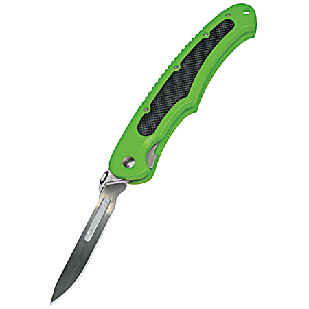 Shock Green Piranta Bolt Knife