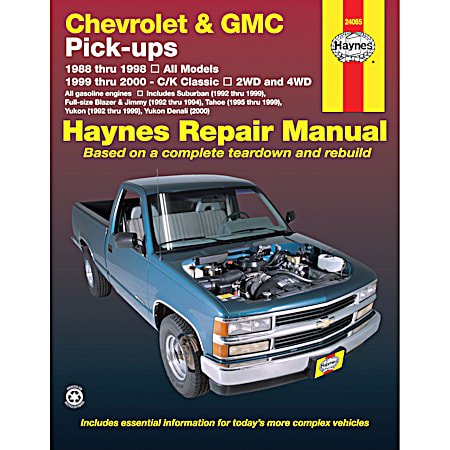 Repair Manual - Chevrolet & GMC Pick-Ups 88-00