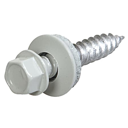 The Project Center White Painted Head Self Piercing Sheeter Screws