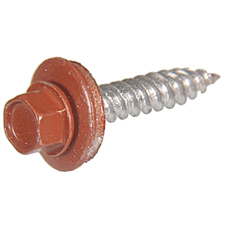 The Project Center Red Painted Head Self Piercing Sheeter Screws